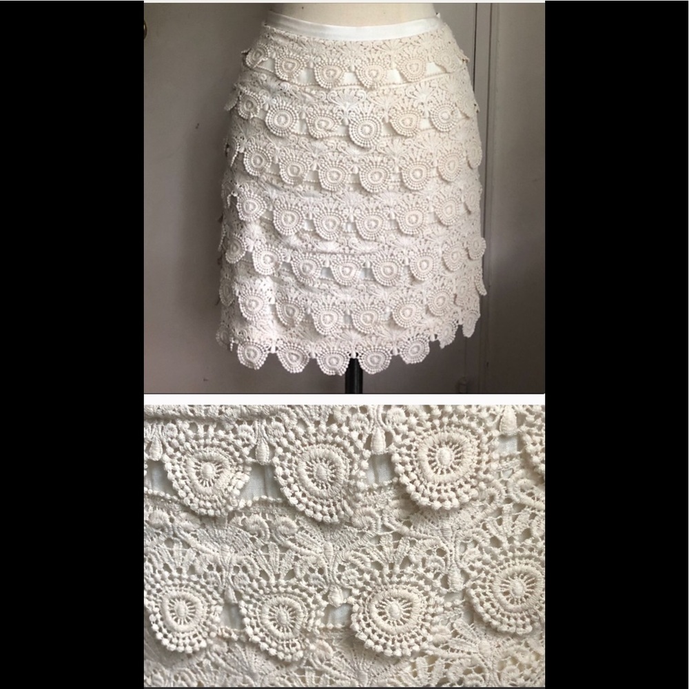 Sabine Lace Crochet Skirt